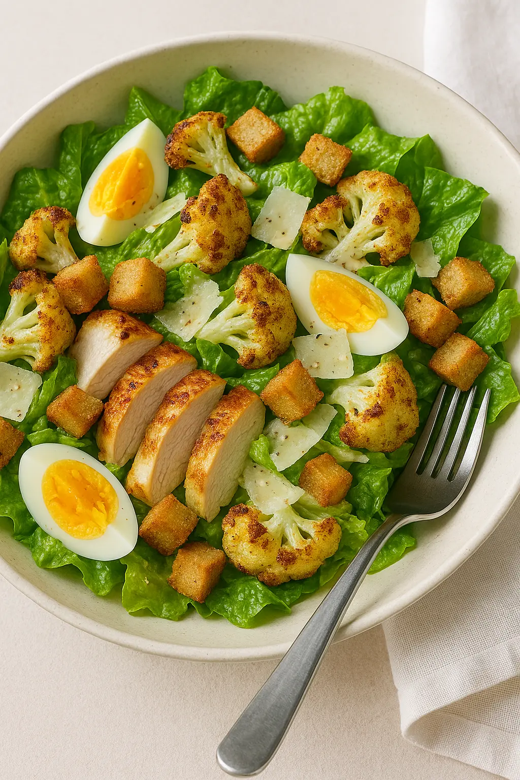 Homepagina afbeelding ceasar salade bloemkool